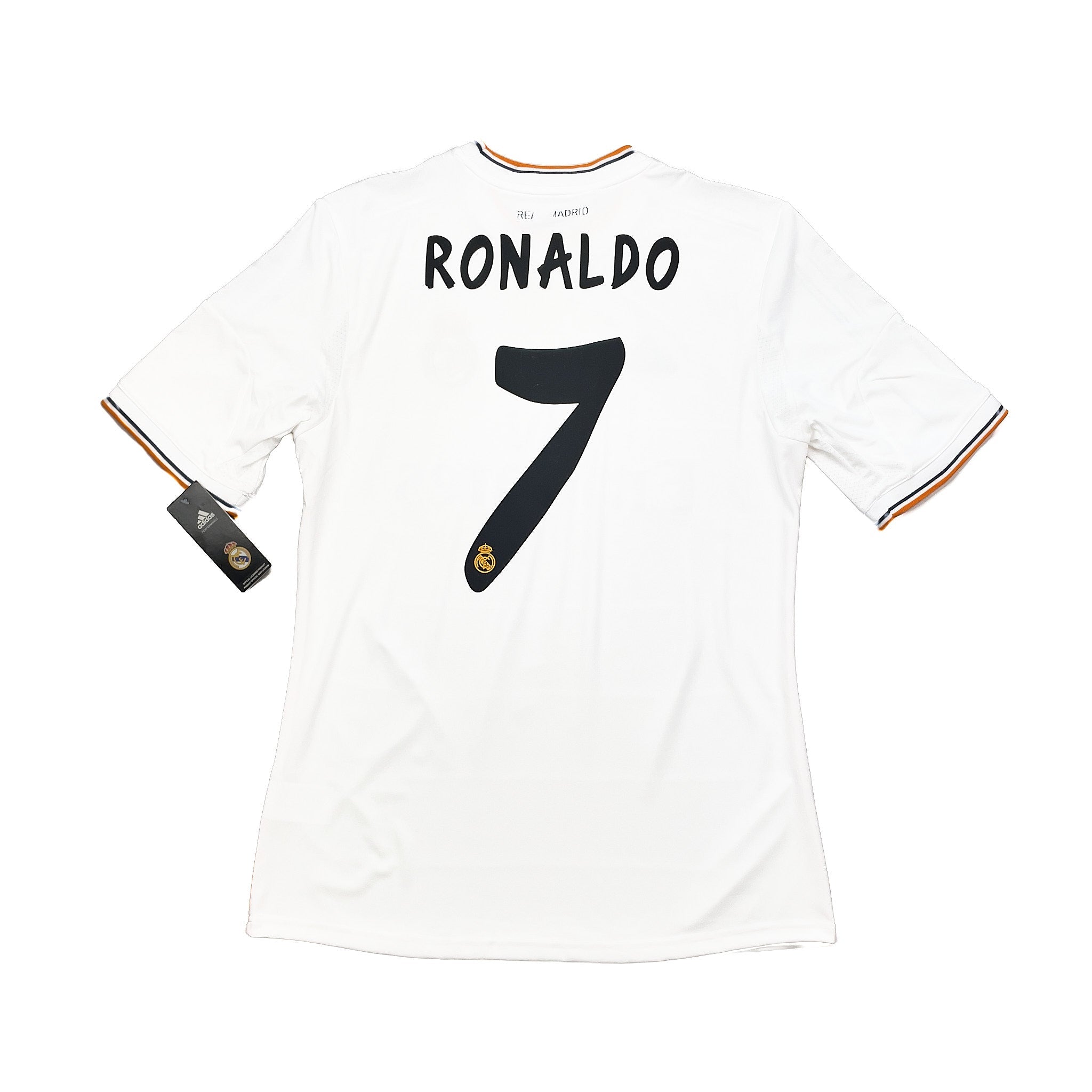 Buy 2013/14 Real Madrid Ronaldo 7 *BNWT with Defects* Home Shirt (M) Adidas ~ Free worldwide shipping ~ Authentic Vintage Football Shirts from Cult Kits