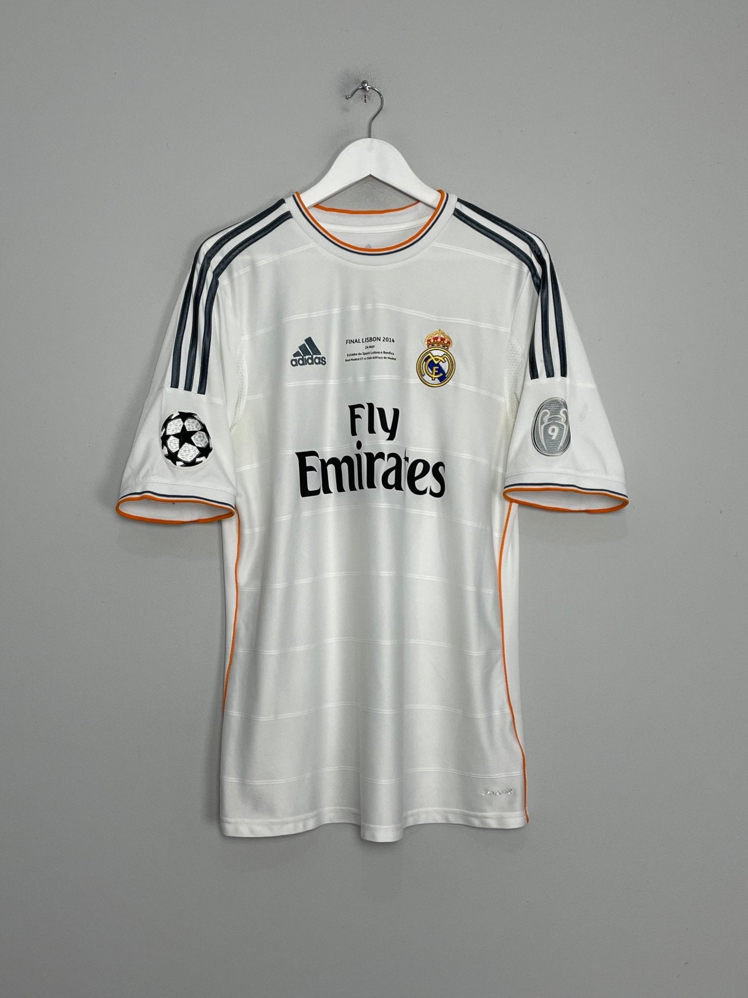 Shop 2013/14 REAL MADRID RONALDO #7 *CL FINAL* HOME SHIRT (L) ADIDAS, classic football shirts, vintage football shirts & retro soccer jerseys at Cult Kits