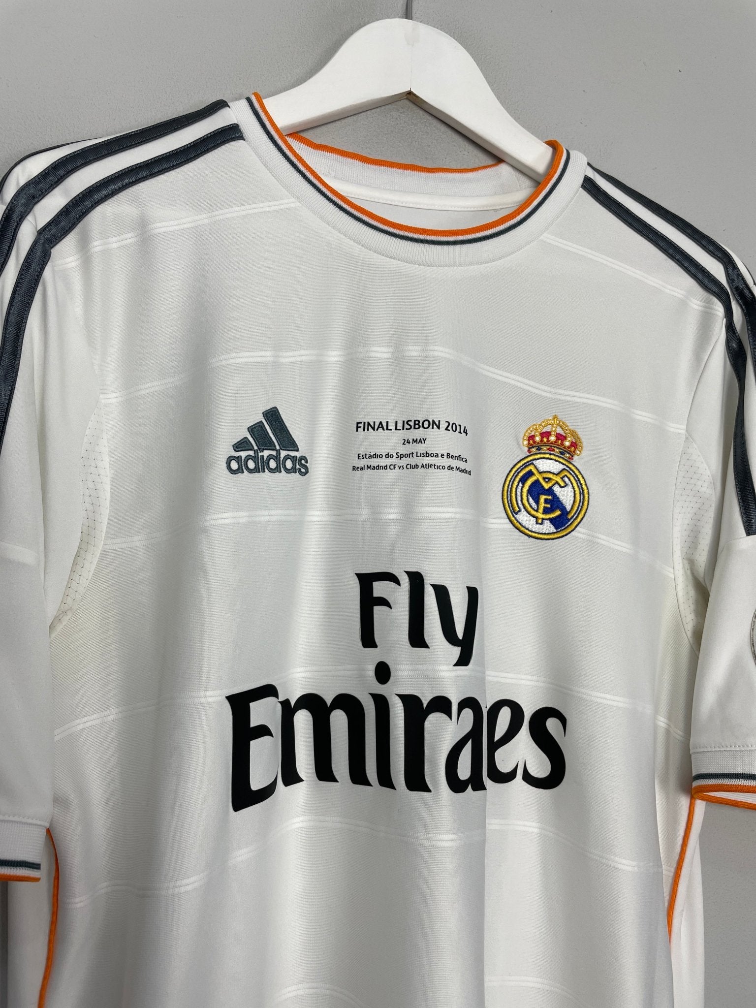 Shop 2013/14 REAL MADRID RONALDO #7 *CL FINAL* HOME SHIRT (L) ADIDAS, classic football shirts, vintage football shirts & retro soccer jerseys at Cult Kits