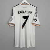 Shop 2013/14 REAL MADRID RONALDO #7 *CL FINAL* HOME SHIRT (L) ADIDAS, classic football shirts, vintage football shirts & retro soccer jerseys at Cult Kits