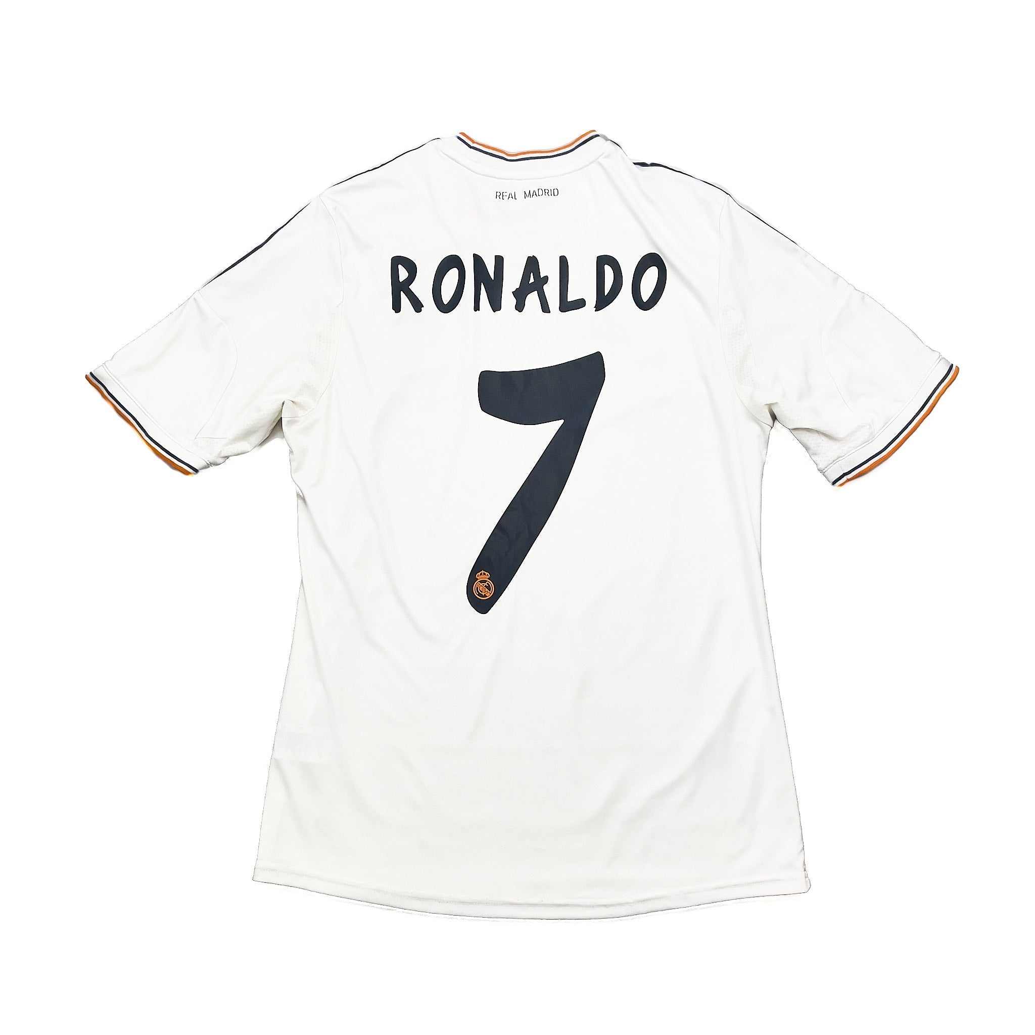 Buy 2013/14 Real Madrid Ronaldo 7 Home Shirt (L) Adidas ~ Free worldwide shipping available ~ Authentic Vintage Football Shirts from Cult Kits