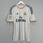 Shop 2013/14 REAL MADRID RONALDO #7 HOME SHIRT (M) ADIDAS, classic football shirts, vintage football shirts & retro soccer jerseys at Cult Kits