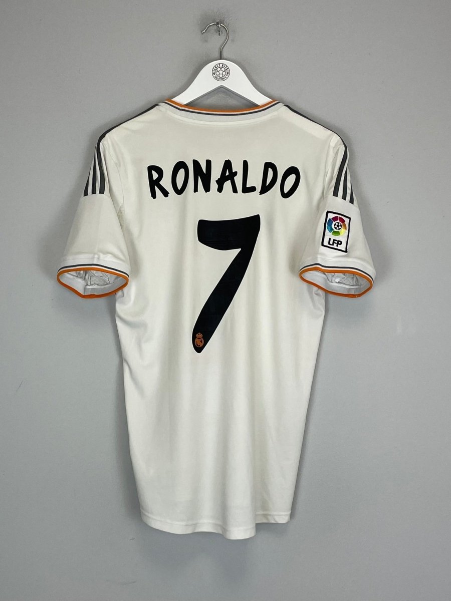 2013/14 REAL MADRID RONALDO 7 HOME SHIRT (M) ADIDAS - Cult Kits - Medium - Buy Vintage Football Shirts, Authentic Retro Football Shirts For Sale, Classic Football Shirts & Soccer Jersey