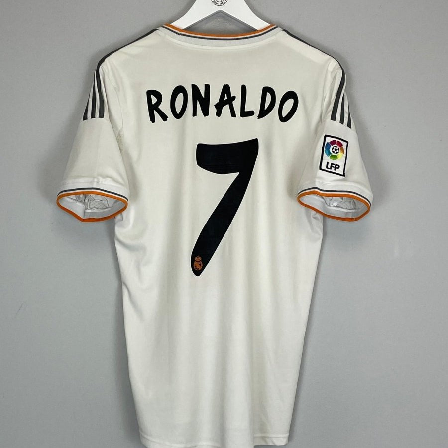 2013/14 REAL MADRID RONALDO 7 HOME SHIRT (M) ADIDAS - Cult Kits - Medium - Buy Vintage Football Shirts, Authentic Retro Football Shirts For Sale, Classic Football Shirts & Soccer Jersey