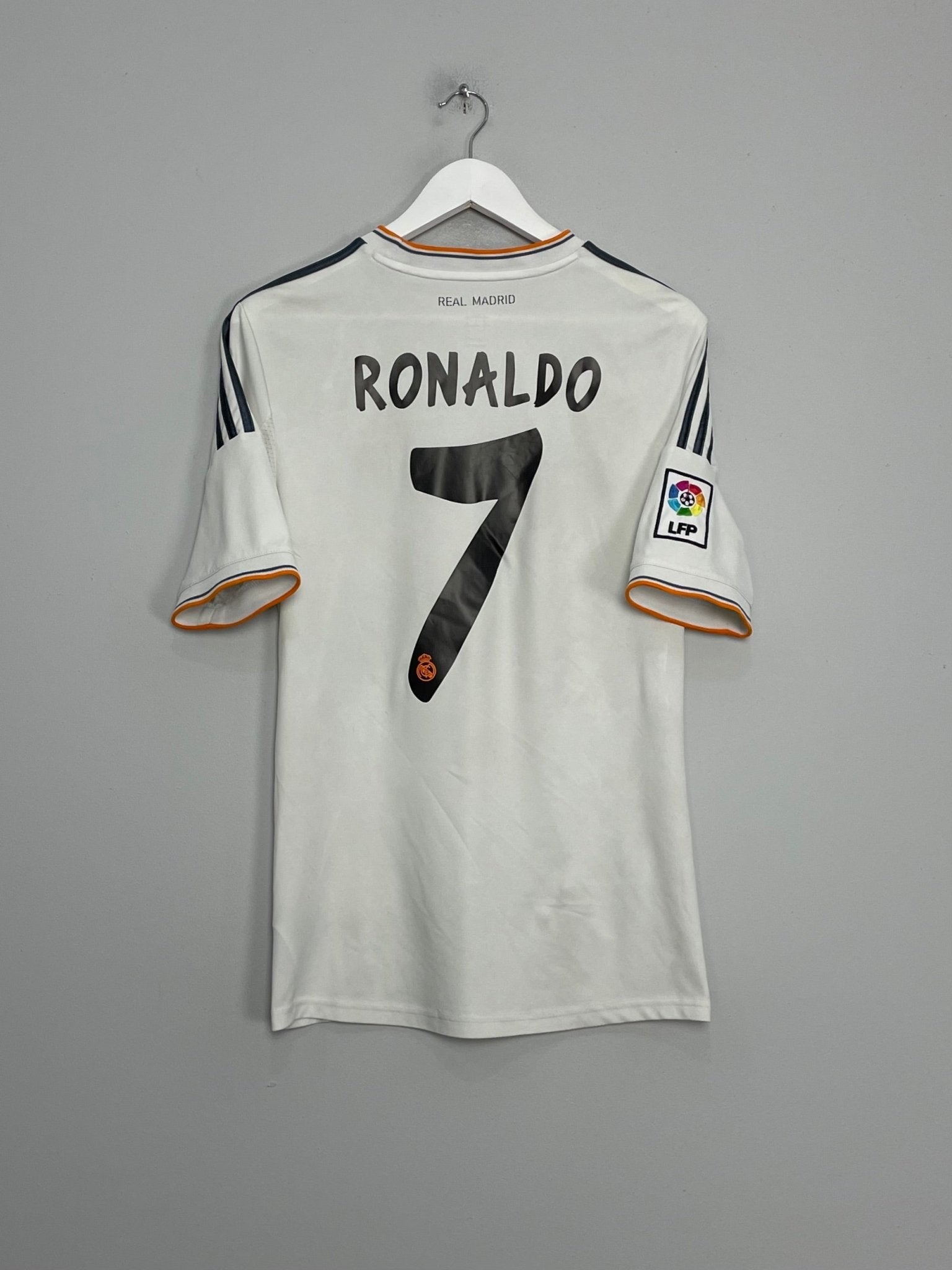Shop 2013/14 REAL MADRID RONALDO #7 HOME SHIRT (S) ADIDAS, classic football shirts, vintage football shirts & retro soccer jerseys at Cult Kits