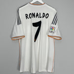 Shop 2013/14 REAL MADRID RONALDO #7 HOME SHIRT (XL) ADIDAS, classic football shirts, vintage football shirts & retro soccer jerseys at Cult Kits