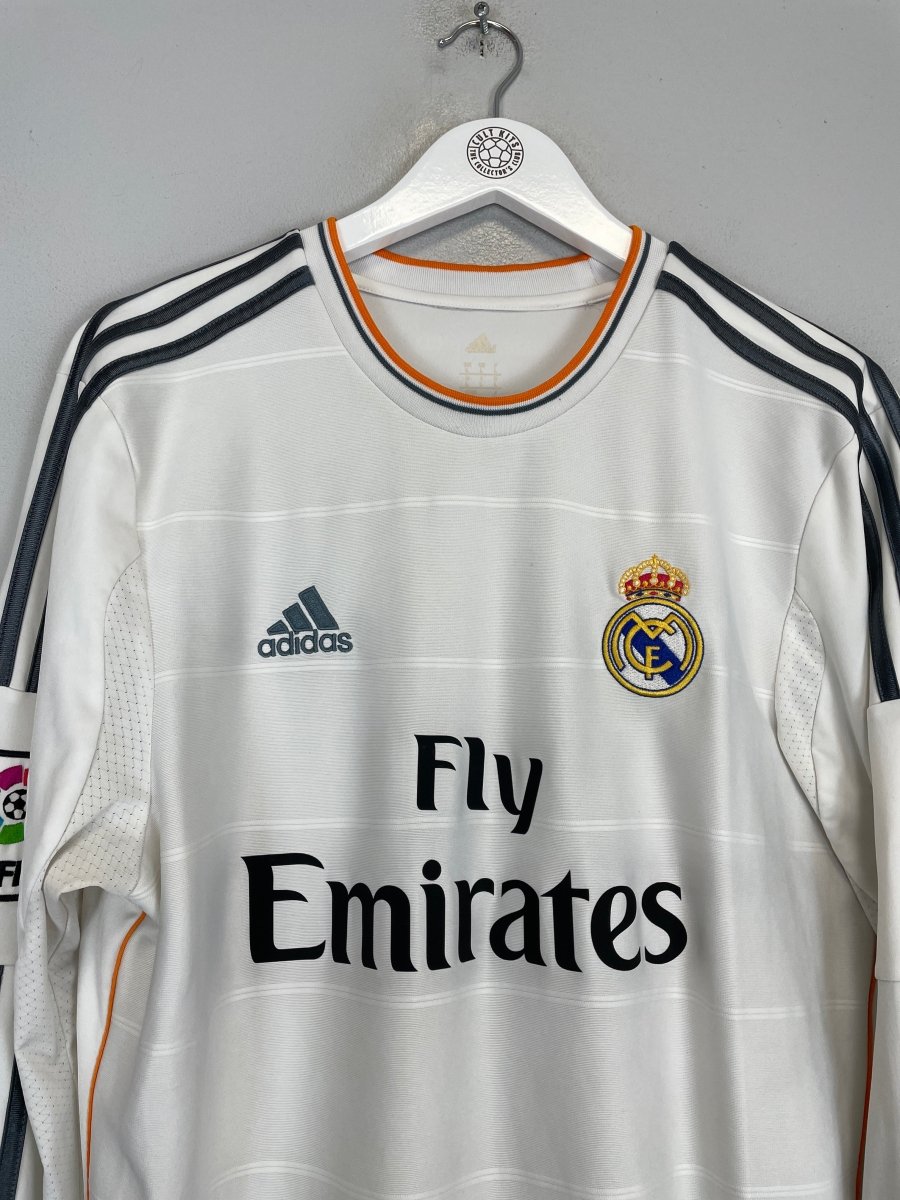 2013/14 REAL MADRID RONALDO 7 L/S HOME SHIRT (L) ADIDAS - Cult Kits - Large - Buy Vintage Football Shirts, Authentic Retro Football Shirts For Sale, Classic Football Shirts & Soccer Jersey