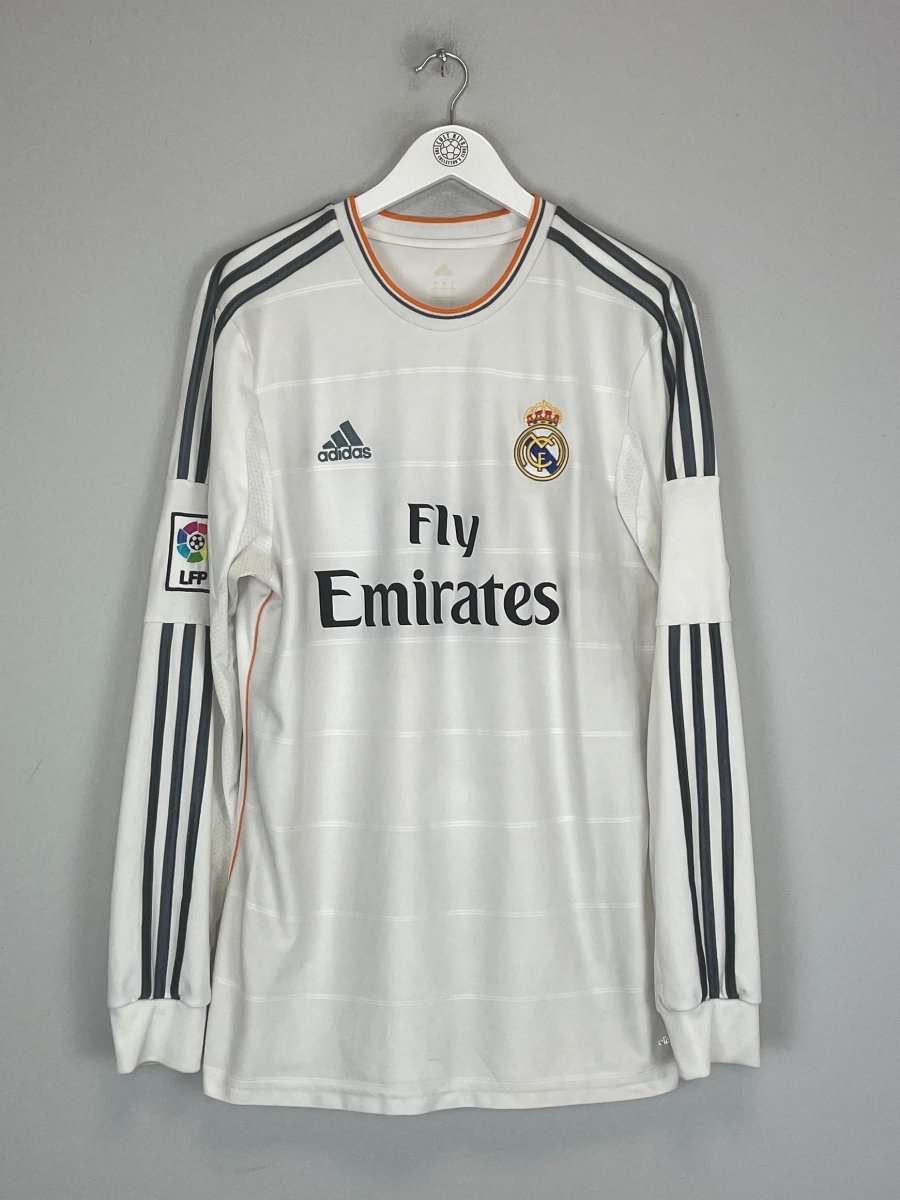 2013/14 REAL MADRID RONALDO 7 L/S HOME SHIRT (L) ADIDAS - Cult Kits - Large - Buy Vintage Football Shirts, Authentic Retro Football Shirts For Sale, Classic Football Shirts & Soccer Jersey