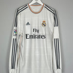 2013/14 REAL MADRID RONALDO 7 L/S HOME SHIRT (L) ADIDAS - Cult Kits - Large - Buy Vintage Football Shirts, Authentic Retro Football Shirts For Sale, Classic Football Shirts & Soccer Jersey