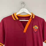 Shop 2013/14 ROMA TOTTI #10 HOME SHIRT (M) OM, classic football shirts, vintage football shirts & retro soccer jerseys at Cult Kits