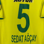 Shop 2013/14 SANILURFA SEDAT AGCAY #5 HOME SHIRT (M) ADIDAS, classic football shirts, vintage football shirts & retro soccer jerseys at Cult Kits