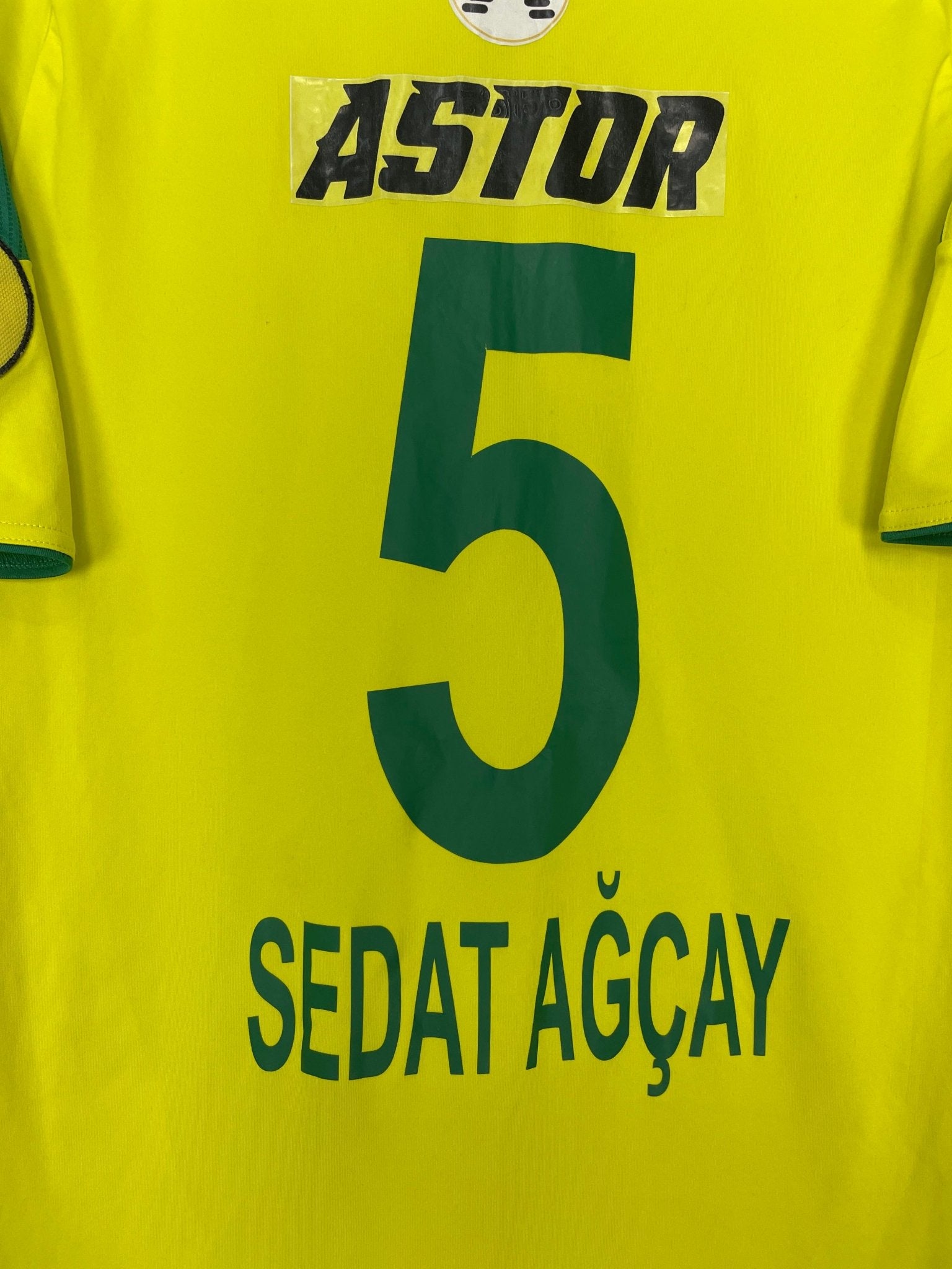 Shop 2013/14 SANILURFA SEDAT AGCAY #5 HOME SHIRT (M) ADIDAS, classic football shirts, vintage football shirts & retro soccer jerseys at Cult Kits