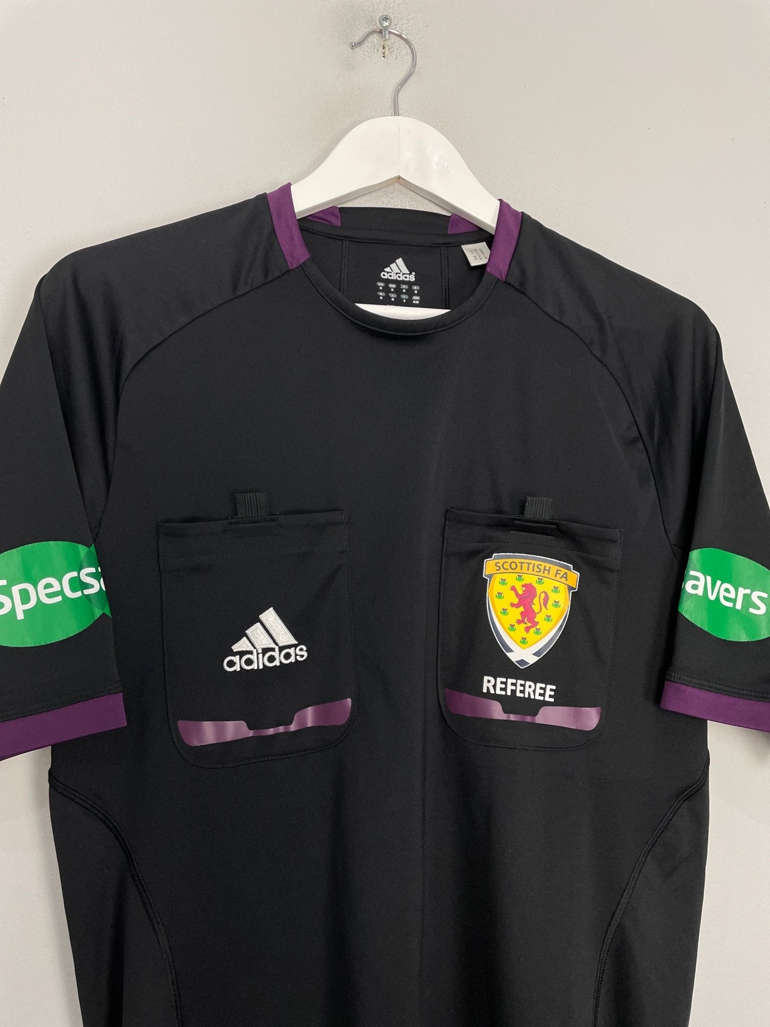 Shop 2013/14 SCOTLAND REFEREE SHIRT (M) ADIDAS, classic football shirts, vintage football shirts & retro soccer jerseys at Cult Kits