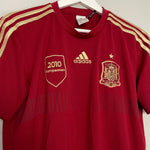 Shop 2013/14 SPAIN 'CAMPEONES' TRAINING SHIRT (M) ADIDAS, classic football shirts, vintage football shirts & retro soccer jerseys at Cult Kits
