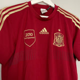 Shop 2013/14 SPAIN 'CAMPEONES' TRAINING SHIRT (M) ADIDAS, classic football shirts, vintage football shirts & retro soccer jerseys at Cult Kits