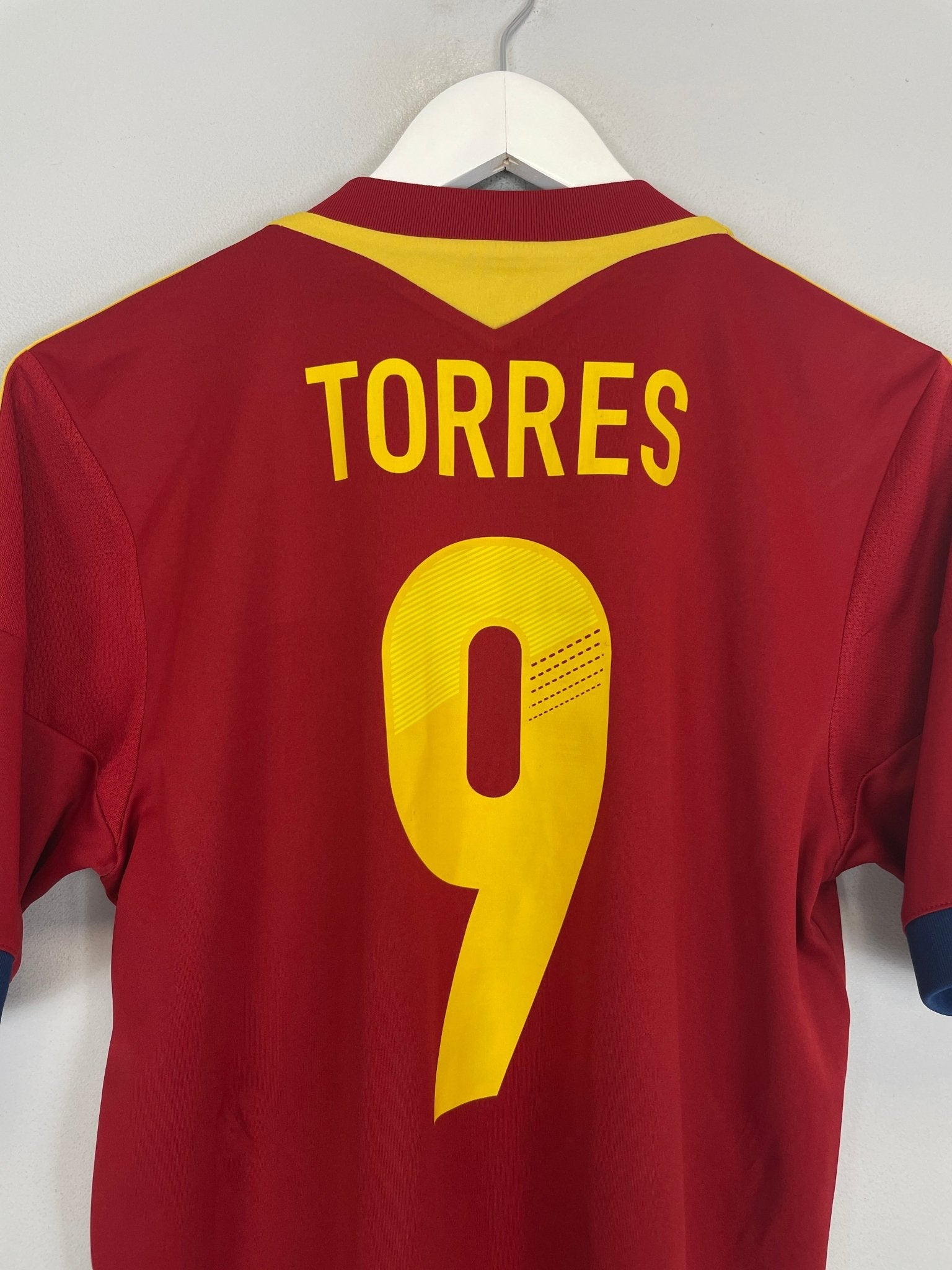 Shop 2013/14 SPAIN TORRES #9 HOME SHIRT (S) ADIDAS, classic football shirts, vintage football shirts & retro soccer jerseys at Cult Kits