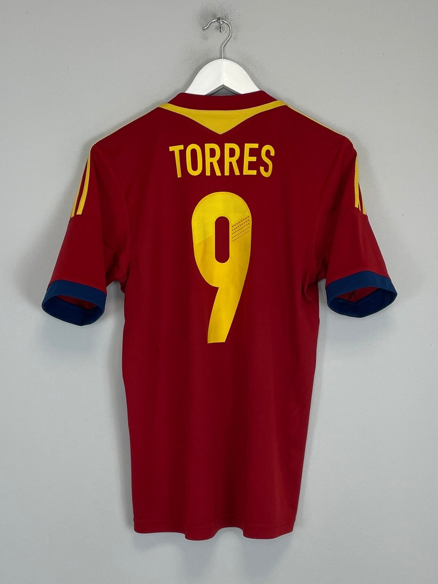 Shop 2013/14 SPAIN TORRES #9 HOME SHIRT (S) ADIDAS, classic football shirts, vintage football shirts & retro soccer jerseys at Cult Kits