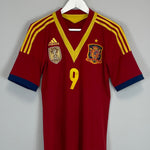 Shop 2013/14 SPAIN TORRES #9 HOME SHIRT (S) ADIDAS, classic football shirts, vintage football shirts & retro soccer jerseys at Cult Kits