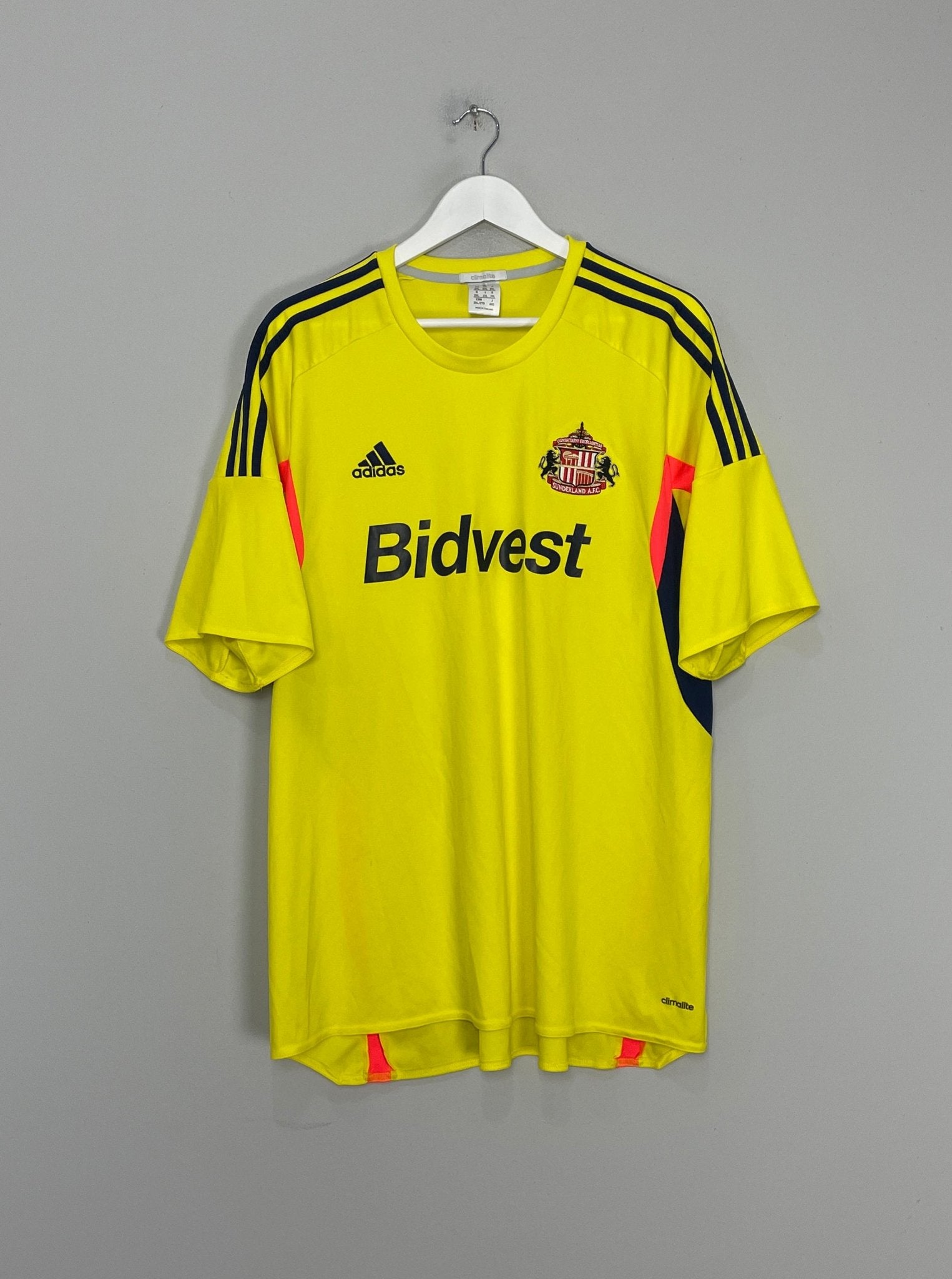 Shop 2013/14 SUNDERLAND AWAY SHIRT (XXL) ADIDAS, classic football shirts, vintage football shirts & retro soccer jerseys at Cult Kits
