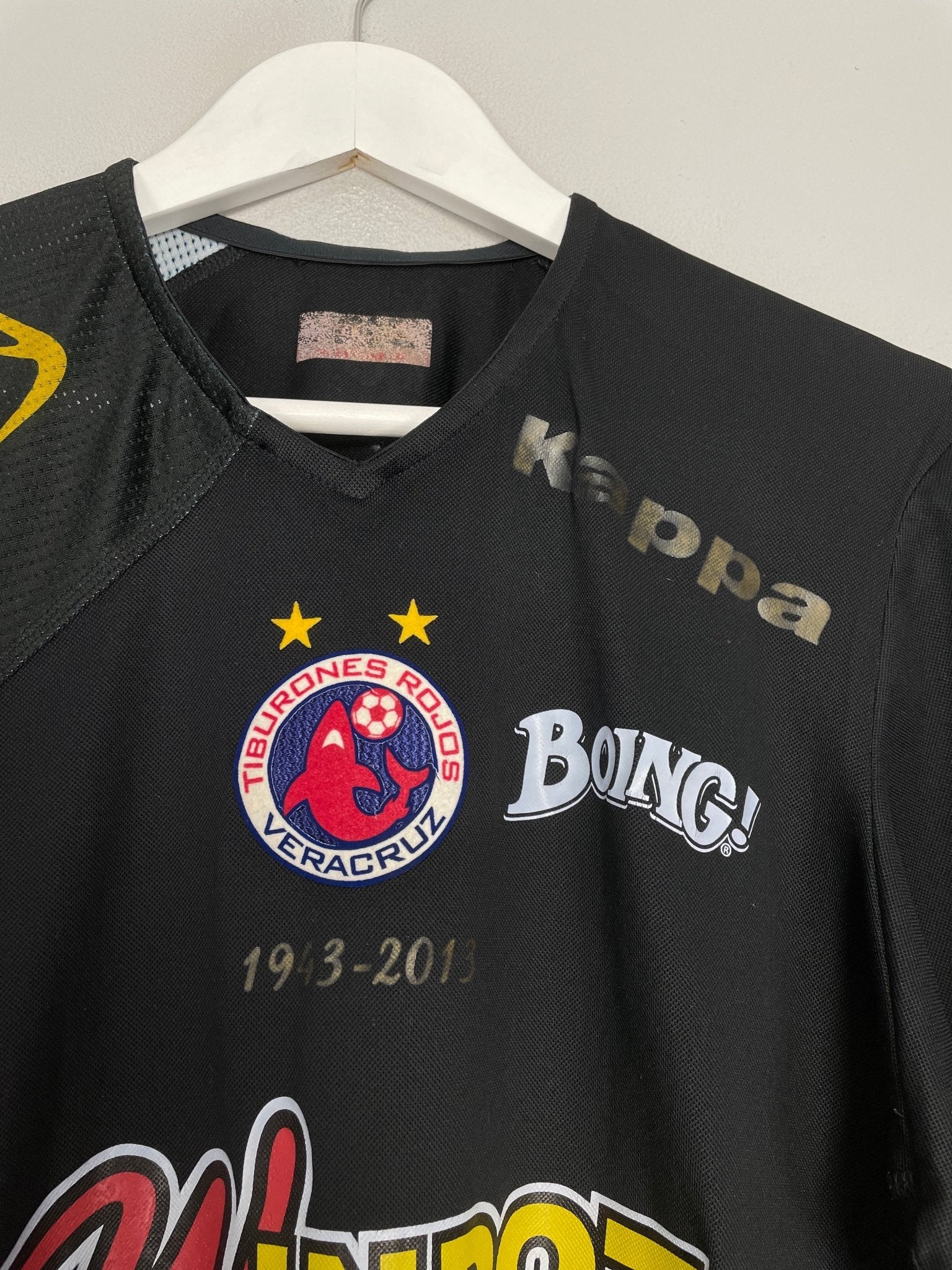 Shop 2013/14 TIBURONES ROJOS VILLALVA #9 *ANNIVERSARY* SHIRT (S) KAPPA, classic football shirts, vintage football shirts & retro soccer jerseys at Cult Kits