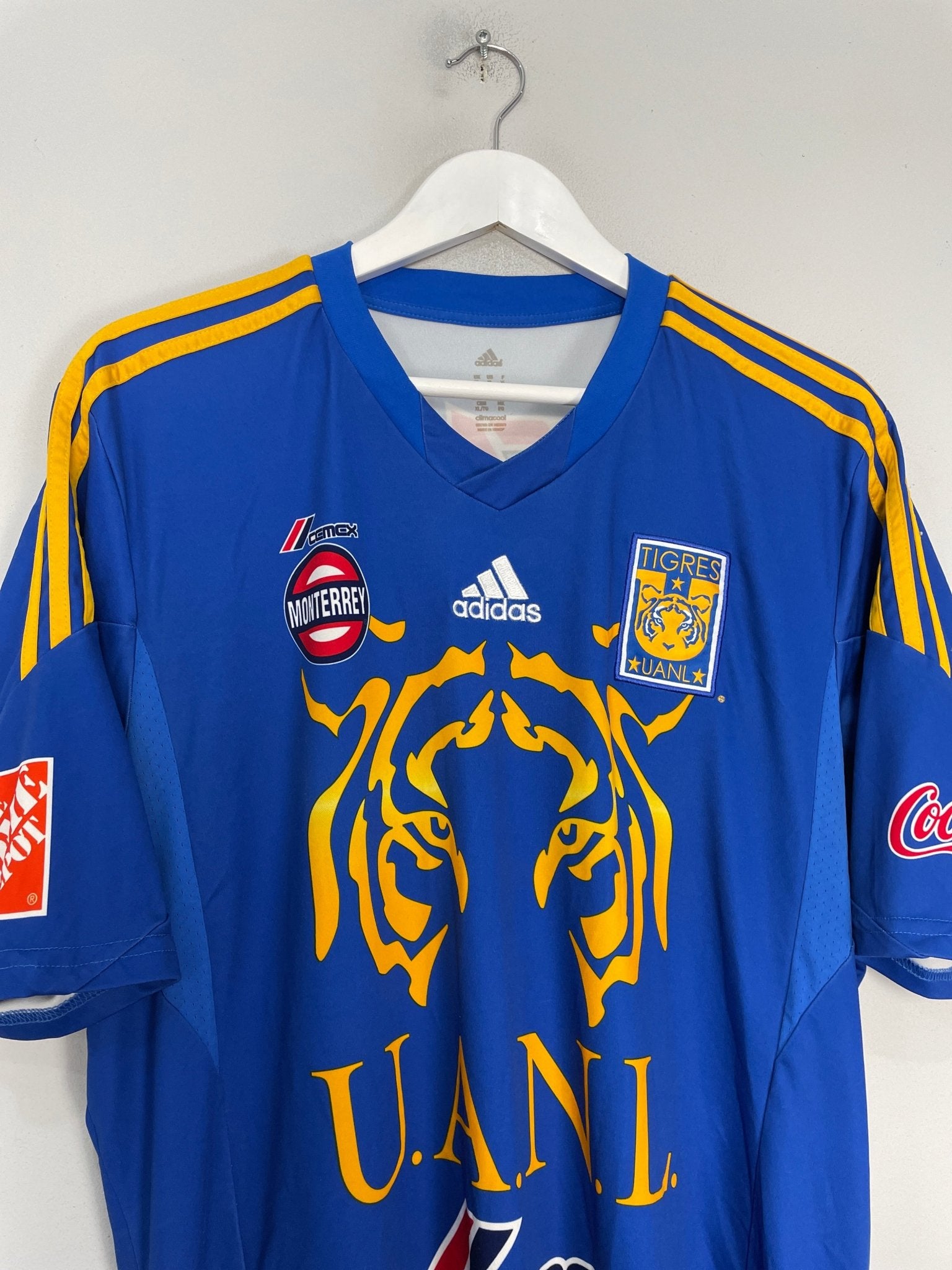 Shop 2013/14 TIGRES AWAY SHIRT (XL) ADIDAS, classic football shirts, vintage football shirts & retro soccer jerseys at Cult Kits