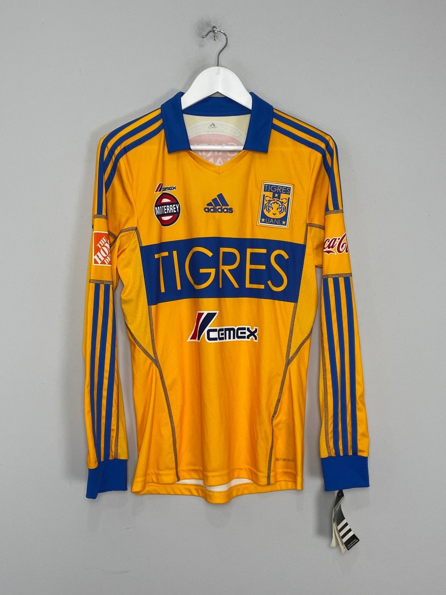 Shop 2013/14 TIGRES *BNWT* L/S HOME SHIRT (S) ADIDAS, classic football shirts, vintage football shirts & retro soccer jerseys at Cult Kits