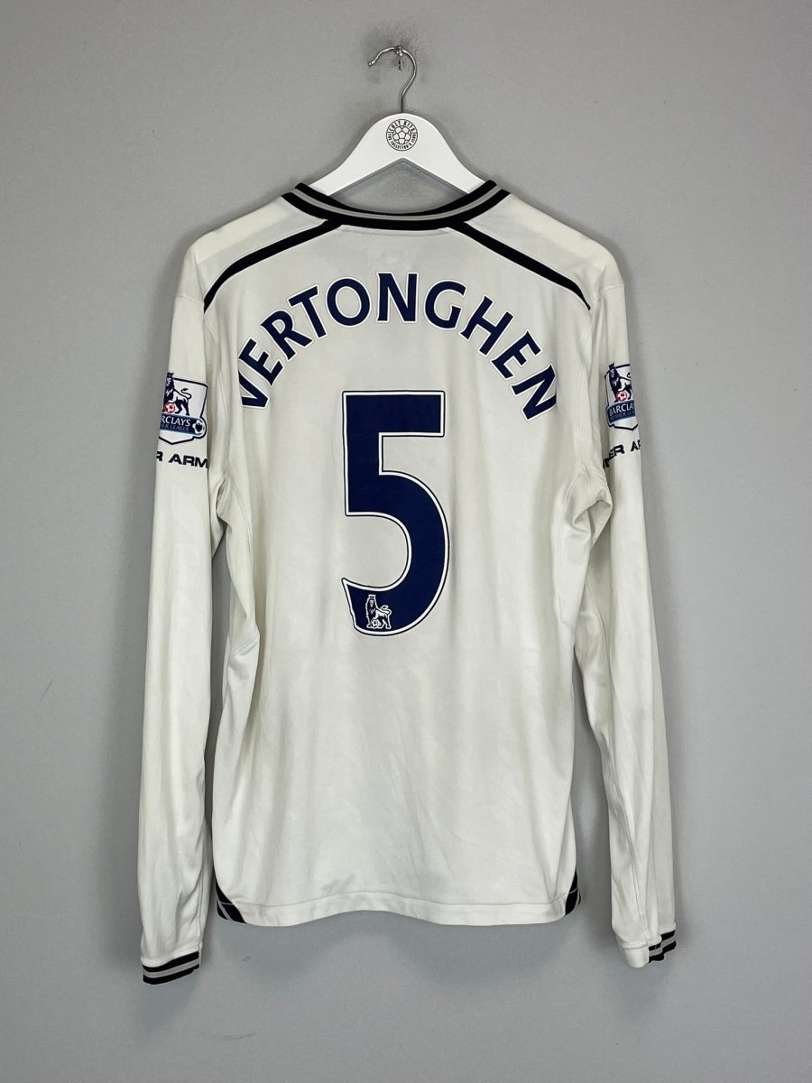 2013/14 TOTTENHAM VERTONGHEN 5 L/S HOME SHIRT (L) UNDER ARMOUR - Cult Kits - Large - Buy Vintage Football Shirts, Authentic Retro Football Shirts For Sale, Classic Football Shirts & Soccer Jersey