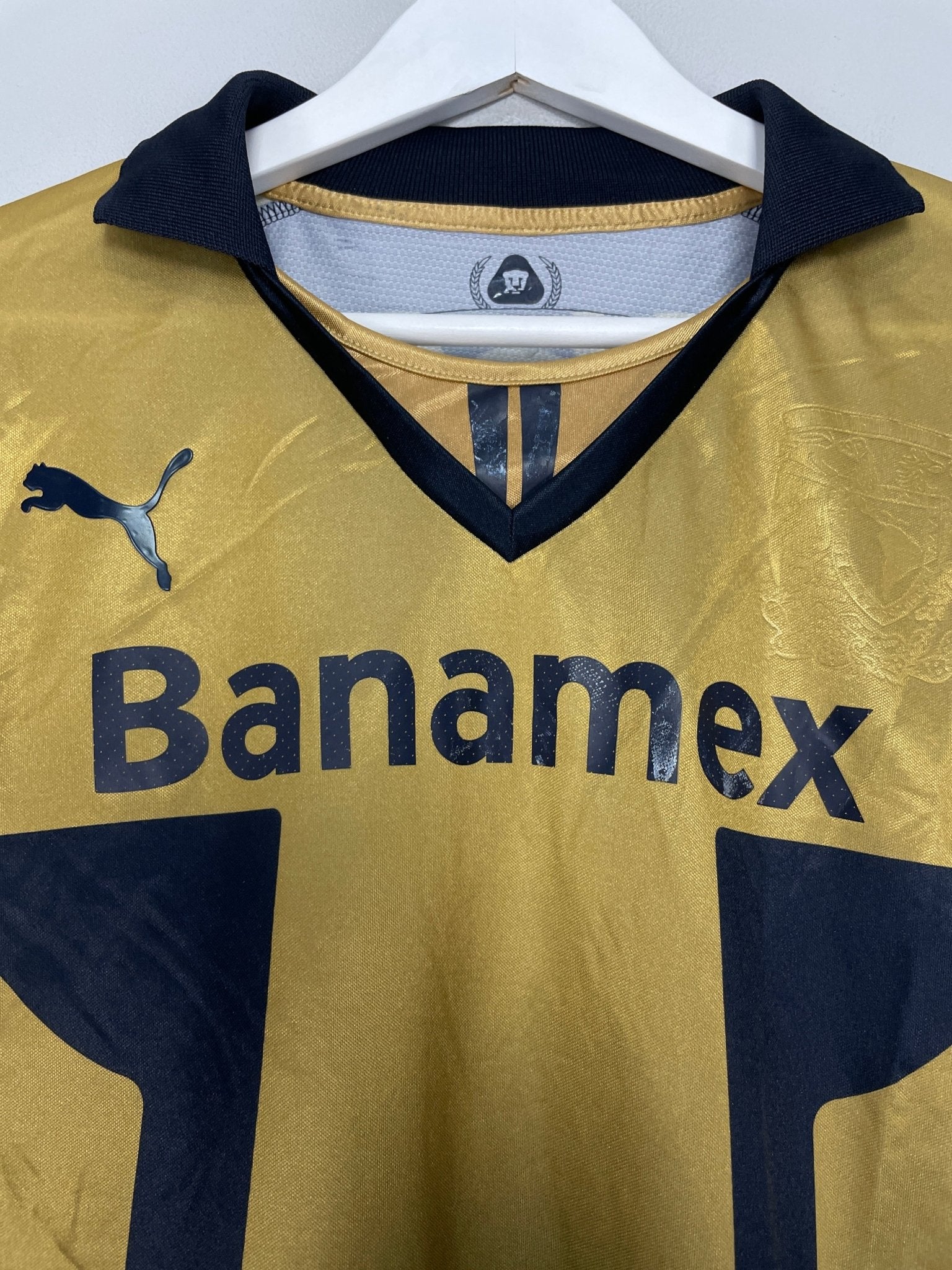 Shop 2013/14 UNAM PUMAS VERON #4 AWAY SHIRT (M) PUMA, classic football shirts, vintage football shirts & retro soccer jerseys at Cult Kits