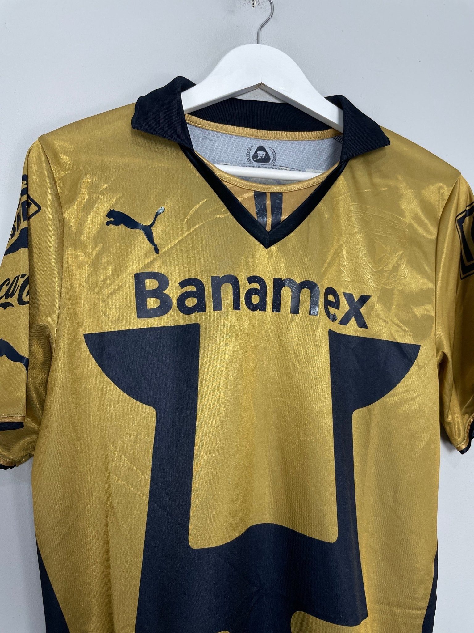 Shop 2013/14 UNAM PUMAS VERON #4 AWAY SHIRT (M) PUMA, classic football shirts, vintage football shirts & retro soccer jerseys at Cult Kits