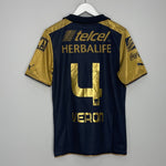 Shop 2013/14 UNAM PUMAS VERON #4 AWAY SHIRT (M) PUMA, classic football shirts, vintage football shirts & retro soccer jerseys at Cult Kits