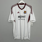 Shop 2013/14 WEST HAM *BNWT* AWAY SHIRT (XXL) ADIDAS, classic football shirts, vintage football shirts & retro soccer jerseys at Cult Kits