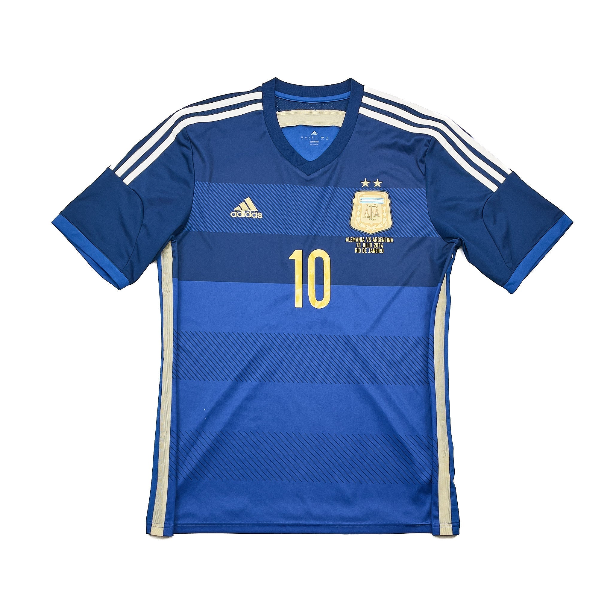 Buy 2013/15 Argentina Messi 10 Away Shirt (L) Adidas ~ Free worldwide shipping available ~ Authentic Vintage Football Shirts from Cult Kits