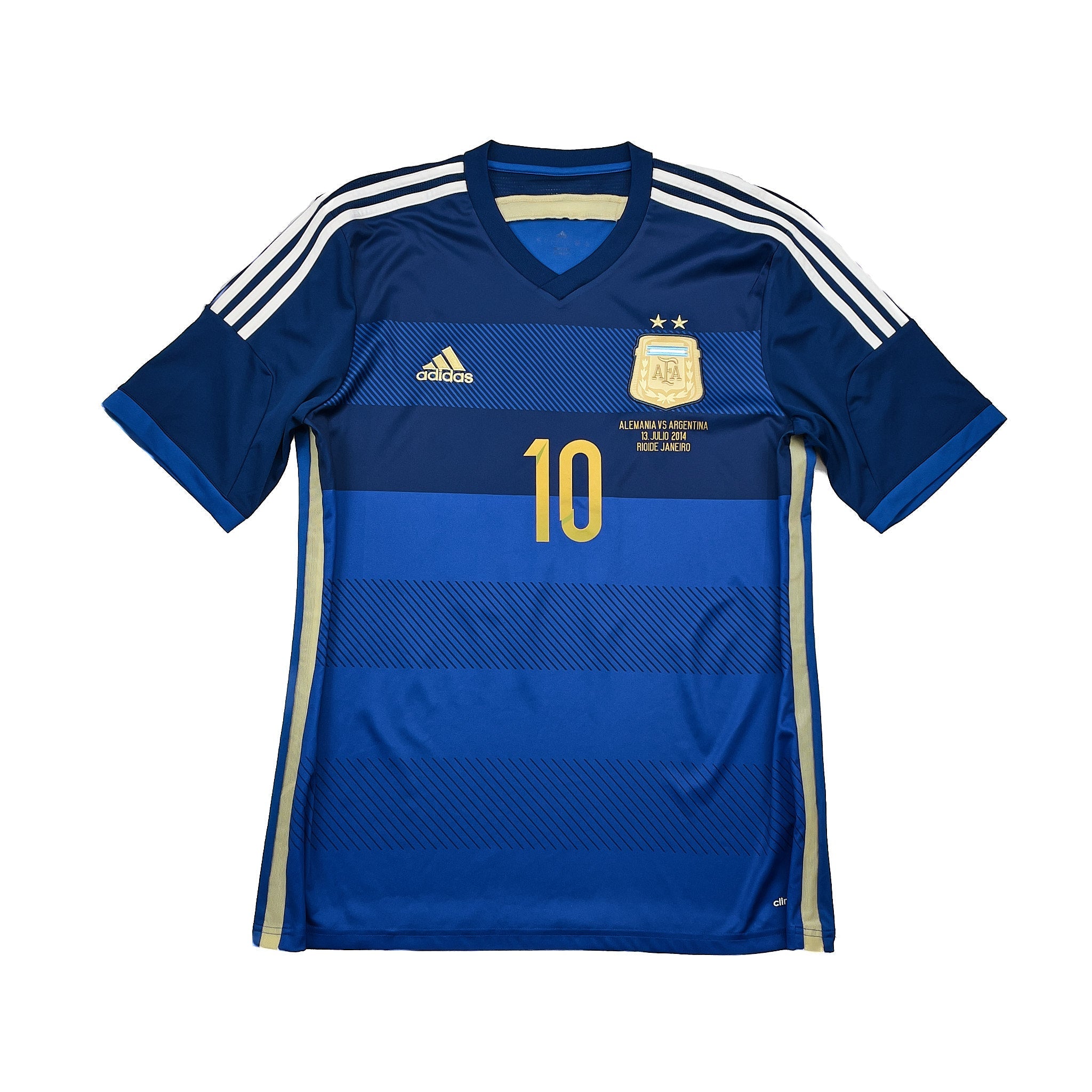 Buy 2013/15 Argentina Messi 10 Away Shirt (L) Adidas ~ Free worldwide shipping ~ Authentic Vintage Football Shirts from Cult Kits