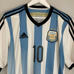 Shop 2013/15 ARGENTINA MESSI #10 HOME SHIRT (L) ADIDAS, classic football shirts, vintage football shirts & retro soccer jerseys at Cult Kits