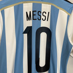 Shop 2013/15 ARGENTINA MESSI #10 HOME SHIRT (M) ADIDAS, classic football shirts, vintage football shirts & retro soccer jerseys at Cult Kits