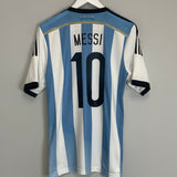 Shop 2013/15 ARGENTINA MESSI #10 HOME SHIRT (M) ADIDAS, classic football shirts, vintage football shirts & retro soccer jerseys at Cult Kits