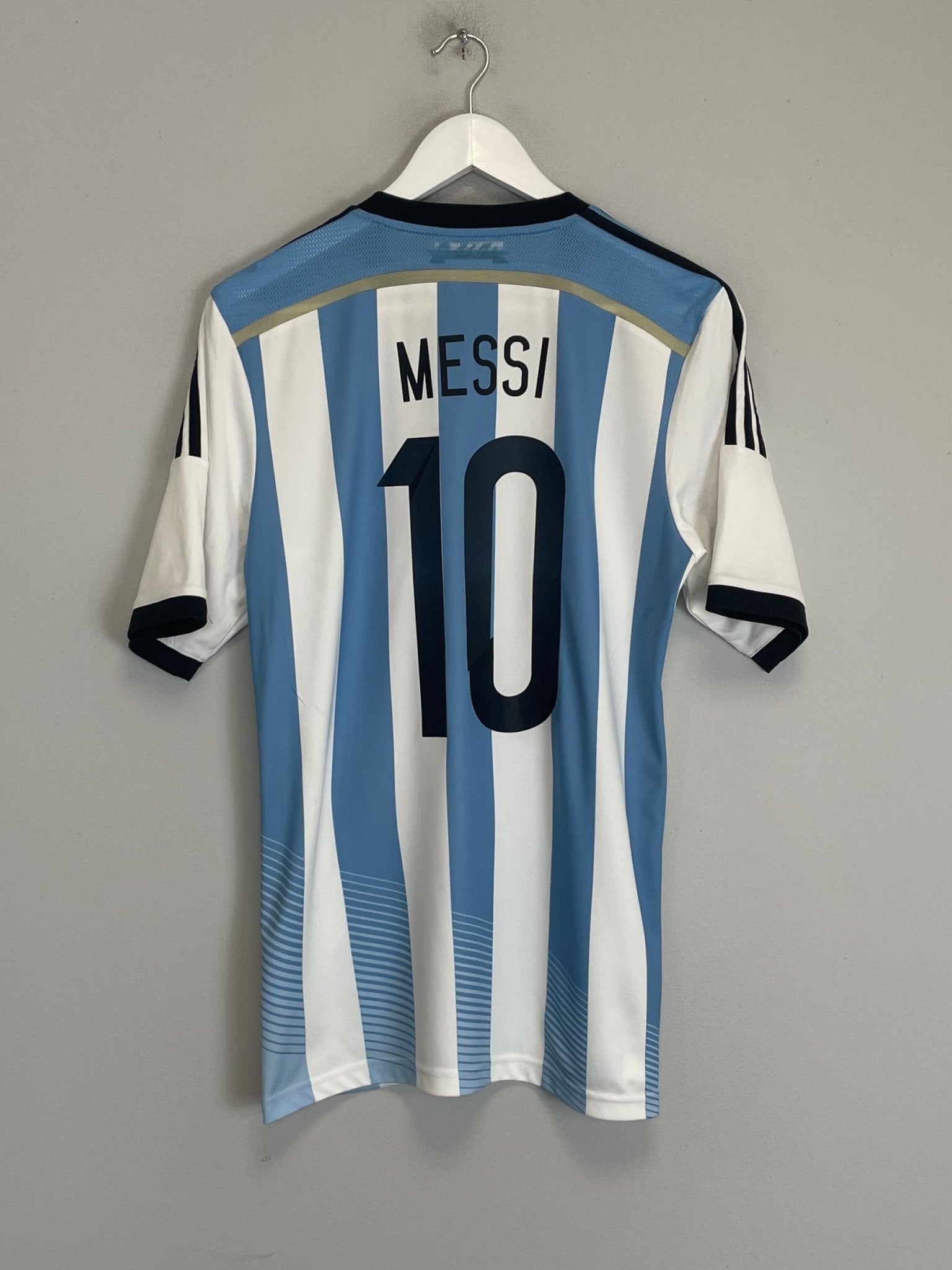 Shop 2013/15 ARGENTINA MESSI #10 HOME SHIRT (M) ADIDAS, classic football shirts, vintage football shirts & retro soccer jerseys at Cult Kits