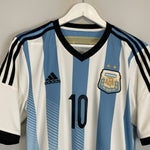 Shop 2013/15 ARGENTINA MESSI #10 HOME SHIRT (M) ADIDAS, classic football shirts, vintage football shirts & retro soccer jerseys at Cult Kits