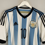 Shop 2013/15 ARGENTINA MESSI #10 HOME SHIRT (M) ADIDAS, classic football shirts, vintage football shirts & retro soccer jerseys at Cult Kits