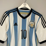 Shop 2013/15 ARGENTINA MESSI #10 HOME SHIRT (M) ADIDAS, classic football shirts, vintage football shirts & retro soccer jerseys at Cult Kits