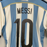 Shop 2013/15 ARGENTINA MESSI #10 HOME SHIRT (M) ADIDAS, classic football shirts, vintage football shirts & retro soccer jerseys at Cult Kits