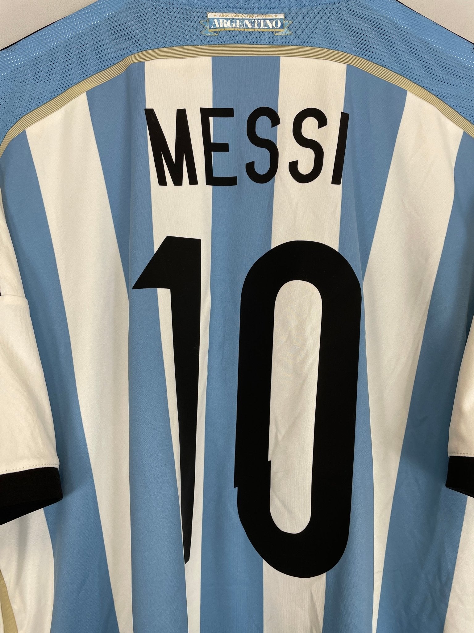 Shop 2013/15 ARGENTINA MESSI #10 HOME SHIRT (XL) ADIDAS, classic football shirts, vintage football shirts & retro soccer jerseys at Cult Kits