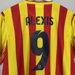 Shop 2013/15 BARCELONA ALEXIS #9 *BNWT* AWAY SHIRT (L) NIKE, classic football shirts, vintage football shirts & retro soccer jerseys at Cult Kits