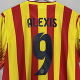 Shop 2013/15 BARCELONA ALEXIS #9 *BNWT* AWAY SHIRT (L) NIKE, classic football shirts, vintage football shirts & retro soccer jerseys at Cult Kits