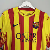 Shop 2013/15 BARCELONA ALEXIS #9 *BNWT* AWAY SHIRT (L) NIKE, classic football shirts, vintage football shirts & retro soccer jerseys at Cult Kits