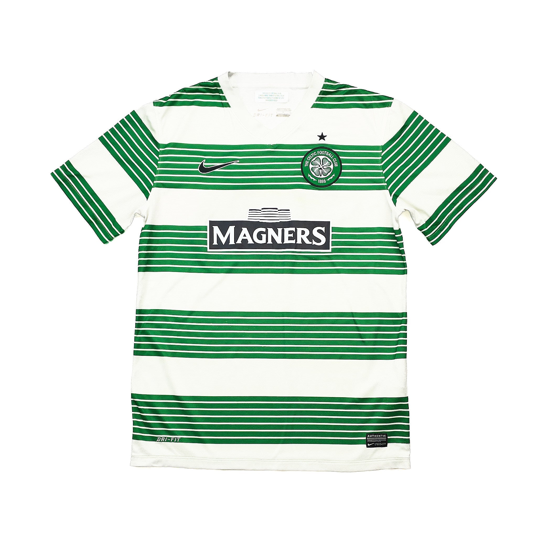 Buy 2013/15 Celtic Home Shirt (S) Nike ~ Free worldwide shipping ~ Authentic Vintage Football Shirts from Cult Kits