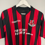 Shop 2013/15 CRUSADERS FC #17 HOME SHIRT (M) MACRON, classic football shirts, vintage football shirts & retro soccer jerseys at Cult Kits