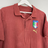 Shop 2013/15 ITALY POLO SHIRT (L) PUMA, classic football shirts, vintage football shirts & retro soccer jerseys at Cult Kits