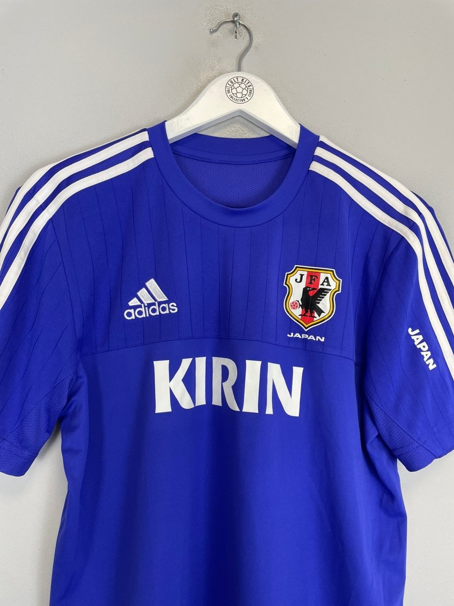 2013/15 JAPAN TRAINING SHIRT (M) ADIDAS - Cult Kits - Medium - Buy Vintage Football Shirts, Authentic Retro Football Shirts For Sale, Classic Football Shirts & Soccer Jersey