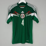 Shop 2013/15 MEXICO R.MARQUEZ #4 HOME SHIRT (S) ADIDAS, classic football shirts, vintage football shirts & retro soccer jerseys at Cult Kits